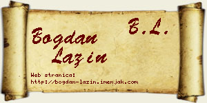 Bogdan Lazin vizit kartica